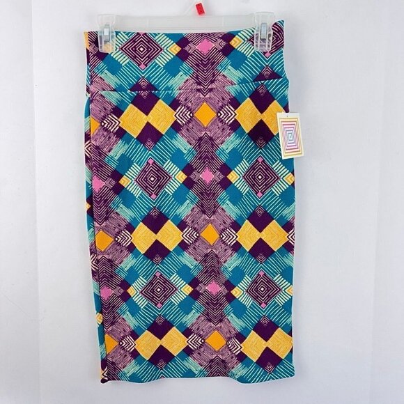LuLaRoe Cassie Straight Stretchy Knit  Pencil Skirt XS NWT - Picture 1 of 4